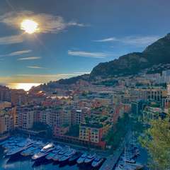 Sunset from the Monaco fort